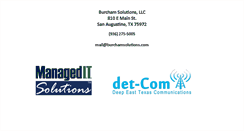 Desktop Screenshot of burchamsolutions.com